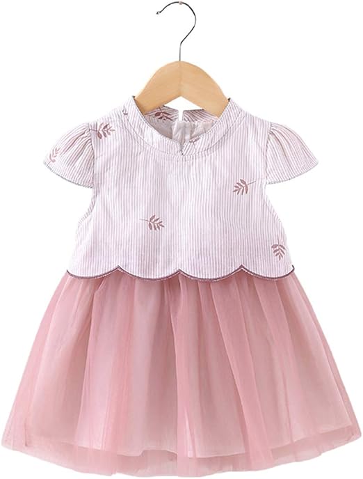 Amazon Jpバレンタインデー ガールズ ワンピース 夏服 漢服 プリンセスドレス チュールスカート キッズ服 ベビーワンピース 子供服 レトロワンピース 中国風 可愛い 民族風 通学 通園 ワンピース チュニック 通販