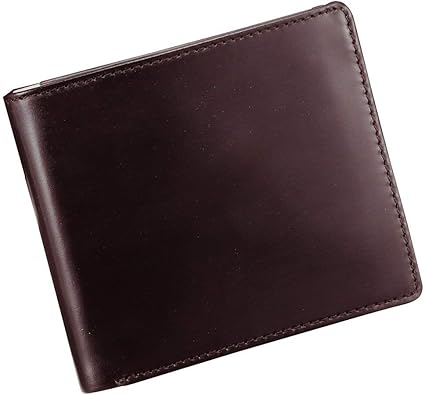 Amazon ブリティッシュグリーン 二つ折り財布 ダブルブライドルレザー使用 マルチカラー 財布 メンズ バーガンディ セール対象 財布