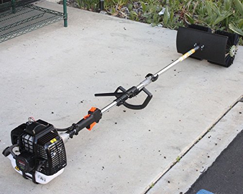 Outdoor Gas Power Hand Held Broom Walk Behind Sweeper Concrete Driveway Cleaning Tools High Performance Cleaner - Skroutz