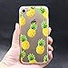 iPhone 7 Case, Eouine Small Pineapple Printed Flexible Soft Silicone TPU Case for iPhone 7, Scratch-Resistant Protective Case
