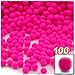The Crafts Outlet 100-Piece Multi Purpose Pom Poms, Acrylic, 7mm/0.28-inch, Round, Lavender Light Purple