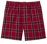 Mens Soft & Cozy Plaid Flannel Pajama Boxer Shorts . Young Mens Sizes: XS-4XL