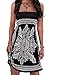 QegarTop Women Coverup Summer Strapless Beach Dress Swimwear Boho Bathing Covers Black