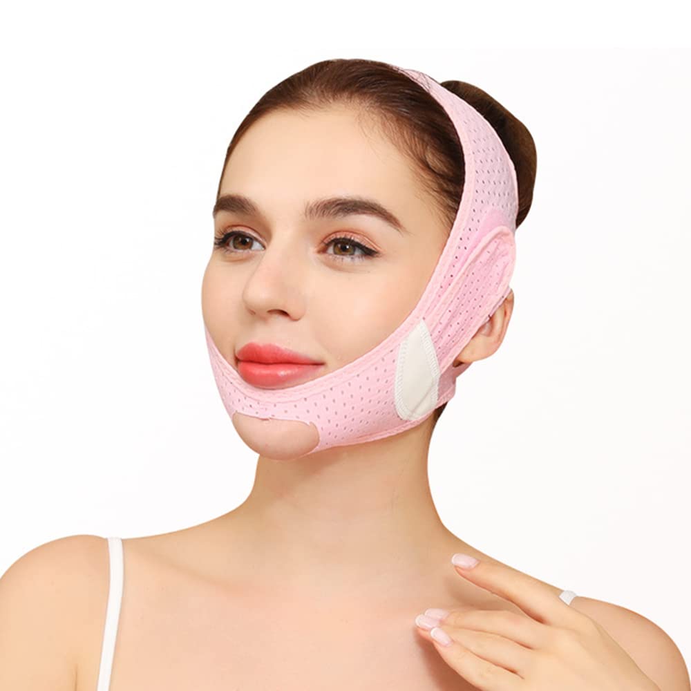 Face Slimming Strap Double Chin Reducer Face Lift Tape, V Line Face Lifting Mask Face-belt Chin Strap For Women and Men, Facial Moisturizing Slimmer Tape Reusable