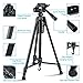 Albott Camera Tripod,55 inch Aluminum DSLR Tripod with Phone Stand for Canon,Nikon,Sony,Samsung,Olympus Camera and Phone