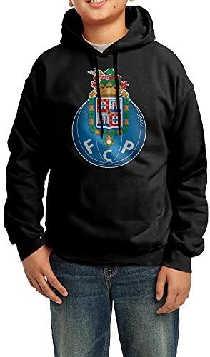 Daboru FC Porto FCP FC Logo Boys And Girls Hooded Sweatshirt Black