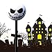 MMTH 1x Funny Halloween Skull Car Antenna Topper Aerial Ball Decoration Toy White