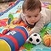 Etna My Sports Bag, Plush Toy Play Set - Toddler Sensory Toys with Plush Balls That Make Sports Sounds and Cheers -Includes Sports Bag Plush Basketball Plush Baseball Plush Soccer Ball Plush Football