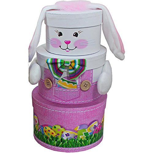 Somebunny Special Easter Bunny Gift Tower, Pink