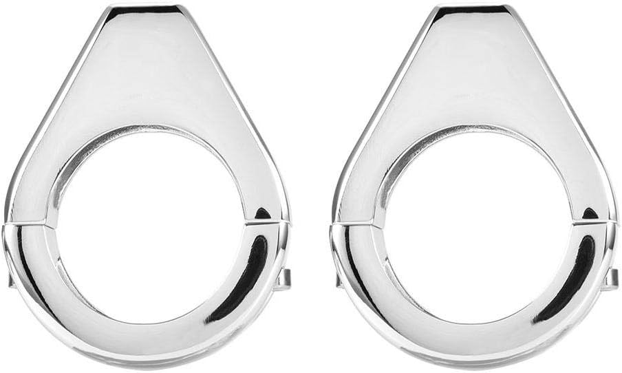 Tbest Turn Clamps,Motorcycle Turn Relocator replacement fork Clamps Aluminium Alloy Motorcycle Modified Turn Light Mount Bracket 41mm replacement fork Clamps(Black) - Image 3