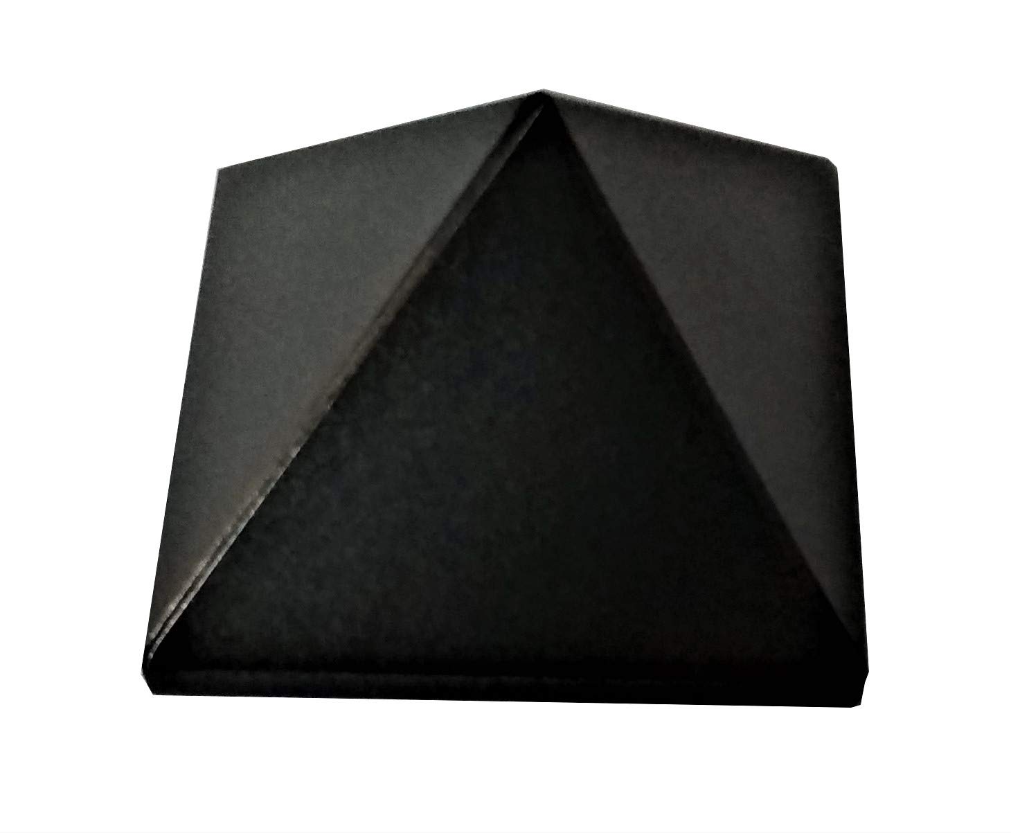 Purpledip Black Tourmaline Pyramid: Good Luck Healing Charm, Divine Spiritual Crystal Stone (11491)