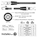 InstallerParts CAT6 Cable UTP Booted [White] - 15 FT - 1 Pack - Professional Series - 10Gbps, Cat6 Patch Cable for Network, Internet