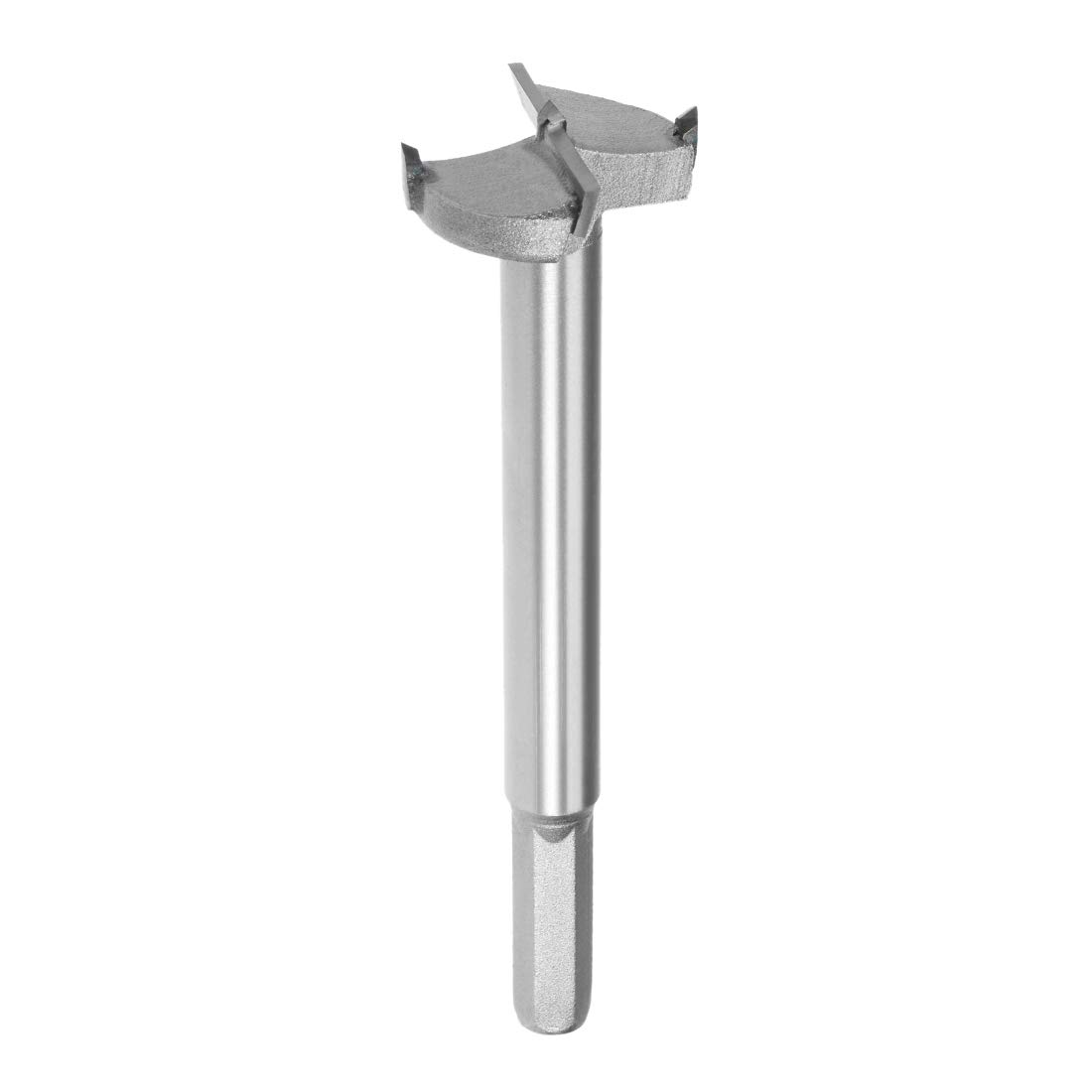 Sourcingmap Forstner Drill Bits 35mm, Tungsten Carbide Wood Hole Saw Auger Opener 128mm Length, Woodworking Hinge Hole Drilling Boring Bit Cutter (Gray)