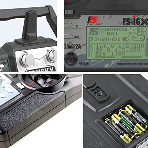 Flysky FS-i6X 10CH 2.4GHz AFHDS RC Transmitter with FS-iA6B Receiver
