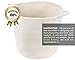 INDRESSME Large Cotton Rope Storage Basket - Woven Toys Basket in Baby Room, Nursery Storage Hamper, Baby Laundry Bins Warm Beige Blanket Basket with Handles for Diaper Home Decor 16.0