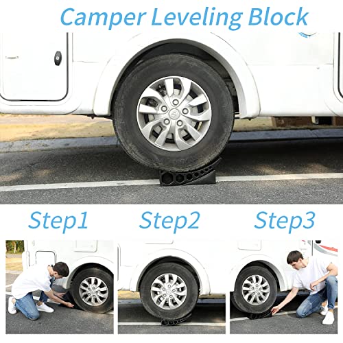 Homeon Wheels Camper Leveler One Curved Levelers One Blocks One Non
