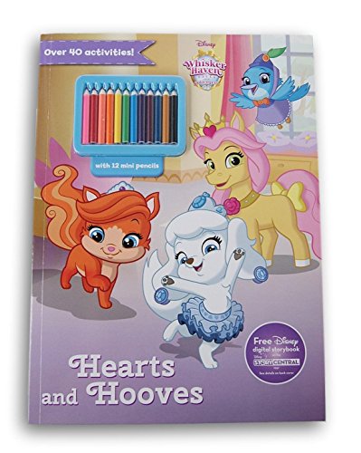 Whisker Haven Tales Disney Princess Palace Pets Hearts and Hooves Activity Book with Mini Colored Pencils