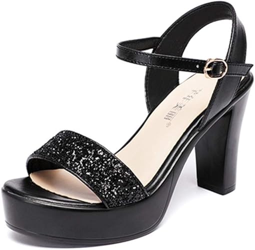 Amazon Lecmt アンクル ストラップ ヒール サンダル 美脚 華奢 レディース おしゃれ 通勤 パーティー 脱げない 軽量 きれいめ 快適 美脚 脚長 歩きやすい 滑りにくい 低反発 美脚効果 2次会 ヒールサンダル 夏物 お呼ばれ Lecmt ファッションサンダル