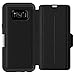 OTTERBOX Strada Series for Samsung Galaxy S8+ - Retail Packaging - Onyx (Black/Black Leather)