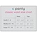 Upspring C-Panty C-Section Recovery Underwear, (2-Pack) Classic Waist (Small) Beige/Black