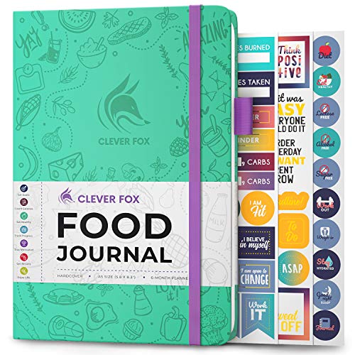 Clever Fox Food Journal - Daily Food Diary, Meal Planner to Track Calorie and Nutrient Intake, Stick - //medicalbooks.filipinodoctors.org