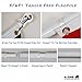 A-ONE 5Ft Tangle Free Spinning Flagpole Deluxe Aluminum American US Flag Pole Kit with Stainless Steel Rust Prevention Clip and Free Bracket for Outdoor Residential or Commercial Wall Mount, Silver