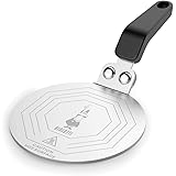 Bialetti Steel Stainless Plate, Heat Diffuser Cooking Induction Adapter