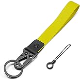 ABLAZE Wristlet Strap for Keys, Hand Wrist Lanyard Durable Key Chain Wristlet Lanyard for Men and Women (Yellow)