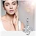 Presentski Diamond Necklace, Chain Length 17.7inches,Sterling Silver Necklace,Clover Necklace for Women