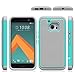 HTC 10 Case, KUMIHO [Hybrid Dual Layer Armor] [Shock Proof] Defender Protective Case Cover for HTC 10 (Mint)