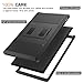 MoKo Case for Fire HD 10 Tablet (5th Generation, 2015 Release) - [Heavy Duty] Shockproof Defender Full Body Rugged Hybrid Cover with Built-in Screen Protector for Amazon Fire HD 10.1 Inch Tablet,BLACK