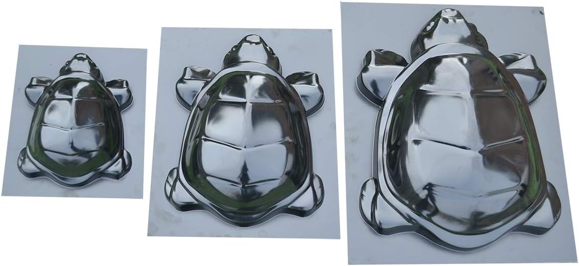 Amazon.com : Set 3 pcs Turtle Family Mold Concrete Cement Mould ABS