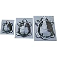 SvitMolds Set 3 pcs Molds Turtle Family Mold Concrete Cement Mould ABS Tortoise Garden Path Decor Statue D14
