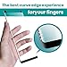 Galaxy Note 9 Screen Protector Tempered Glass Case Friendly with [Easy Install Tool], Klearlook Curve Edge Fit [S Pen Compatible] Front Tempered Glass and Back Skin Film for Samsung Galaxy Note 9