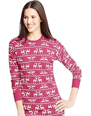 Women's X-Temp Thermal Printed Crew