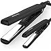 xtava Sleek and Shiny Flat Iron Toolkit (Set of 2 Flat Irons) - Full and Mini Flat Iron Gloss Factor Kit with 1 and ½ Inch Plates - Professional Titanium Hair Straightener for Salon Quality Styling