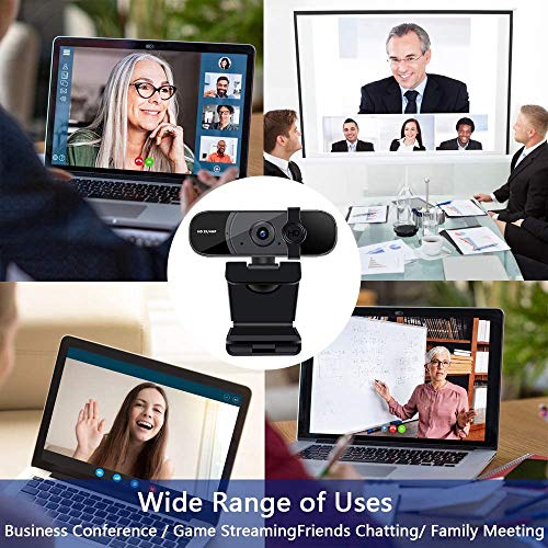 MULY-Webcam-Full-HD-2K1440P-Webcam-with-Microphone-Privacy-Shutter-Plug-and-Play-Web-Camera-for-PC-Live-Streaming-Video-Chat-Conference-Recording-Online-Classes-Game1080P-Upgraded-Version