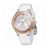 Technomarine Women's 'Cruise Medusa' Swiss Quartz Stainless Steel and Silicone Casual Watch, Color:White (Model: TM-115090)