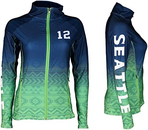 Seattle Football 12TH Fan Women's Sublimation Jacket (M)