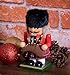Clever Creations Traditional Chubby Scottish Nutcracker Collectible Short Nutcracker | Plaid Skirt & Bagpipes | Christmas Decor | Perfect for Shelves & Tables | 100% Wood | 7