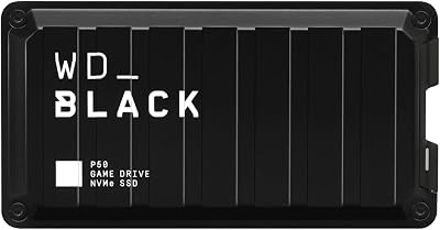 WD_BLACK P50 500GB NVMe SSD Game Drive - 2000MB/s, PC, Xbox, PlayStation