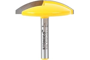 YONICO Horizontal Crown Router Bit 1-1/2-Inch Radius 1/4-Inch Shank 16170q