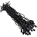 BCP Pack of 950 Pcs Hang Tag Nylon Rope String Snap Lock Pin Loop Tie Fasteners (Black)