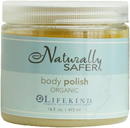 Lifekind Organic Body Polish (Lavender) 16 Oz, Crystalline Purified Salt Scrub