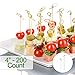 Earthiest Bamboo Cocktail Picks For Appetizers, Drinks, Sandwiches & Kababs 4
