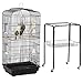 Yaheetech Metal Open Top Rolling Bird Cage for Small Parrots Cockatiels Sun Parakeets Finches Canary Budgies Lovebirds Medium Size Travel Bird Cage