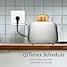YTE SWA5 Smart Plug, Wifi Outlet Works with Alexa Mini Socket with Timer Function, No Hub Required, 16A(2 pack)