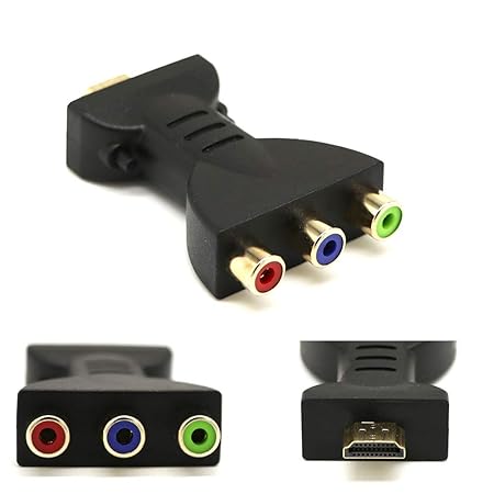 Martinimble - Cable Adaptador de HDMI Macho a 3 RCA para cámara de ...