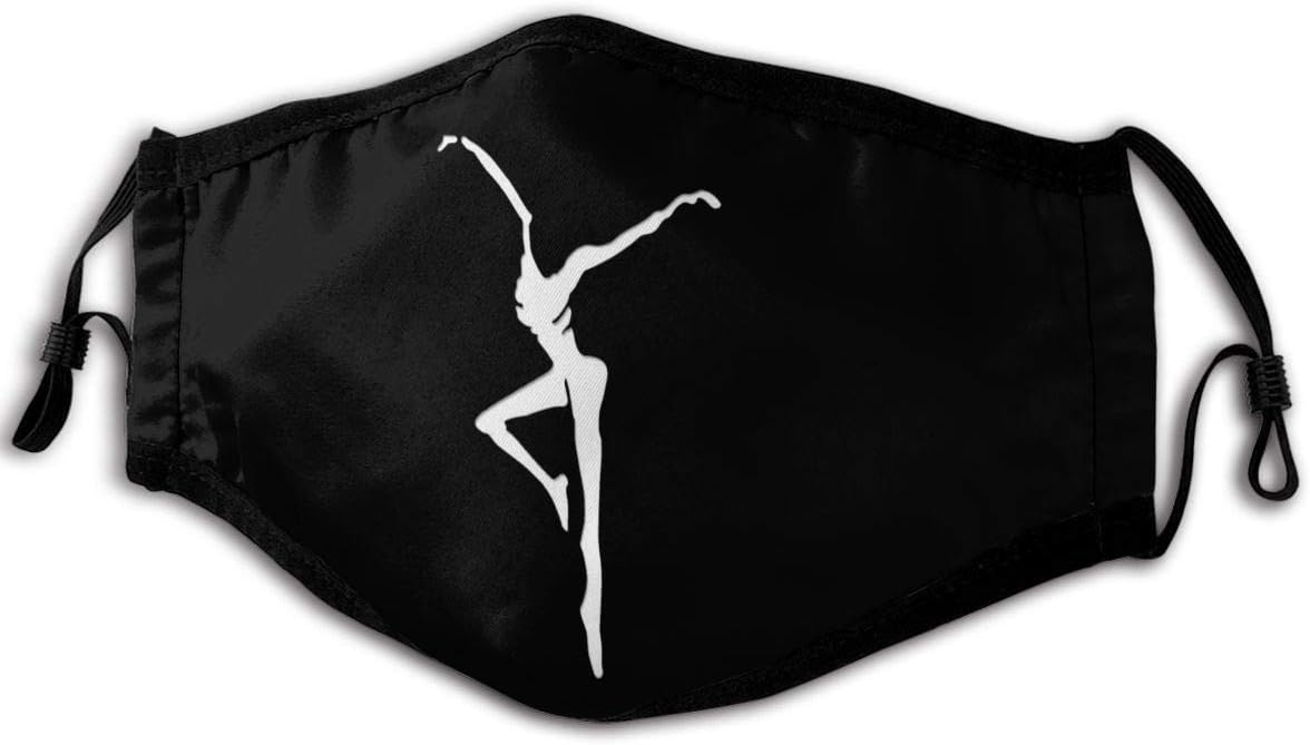 NMAJ Unisex Coolest Dust Mask Dave Matthews Band Logo Black Cotton Face Mask for Cycling Camping Travel