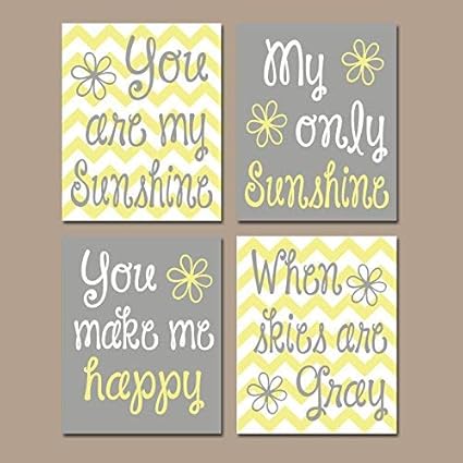 you are my sunshine nursery decor
